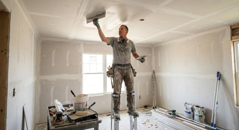 Ceiling Drywall Replacement in Kansas City, MO
