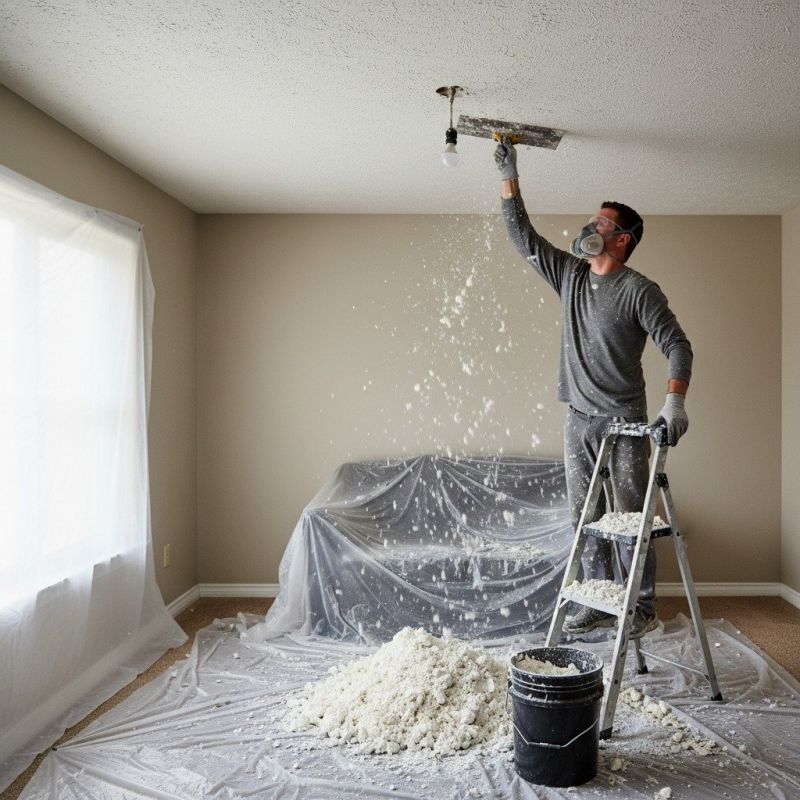 Swirl Ceiling Removal in Olathe, KS
