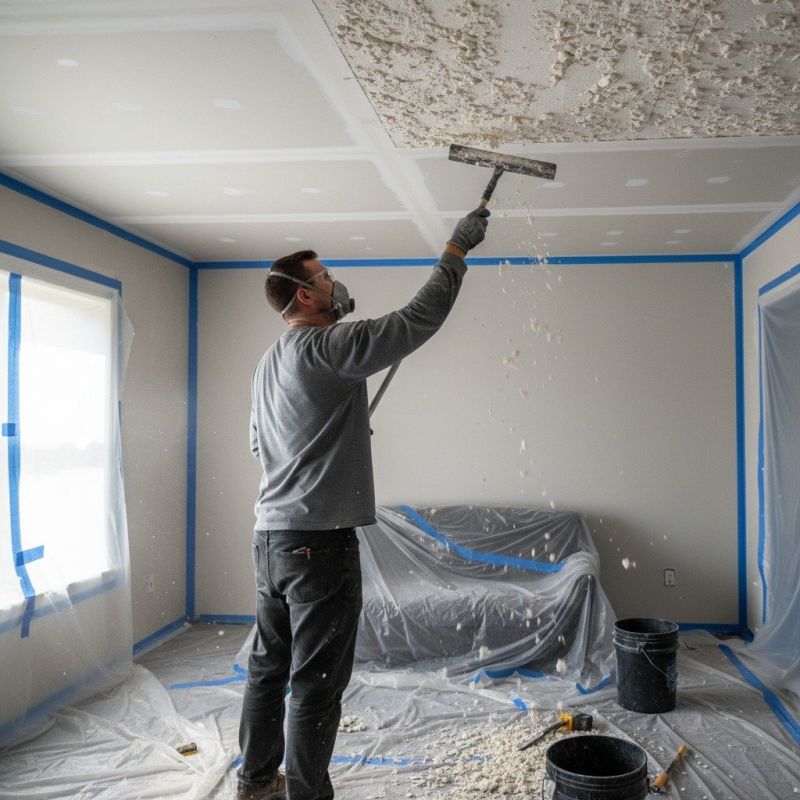 Textured Ceiling Scraping in Boulder, CO