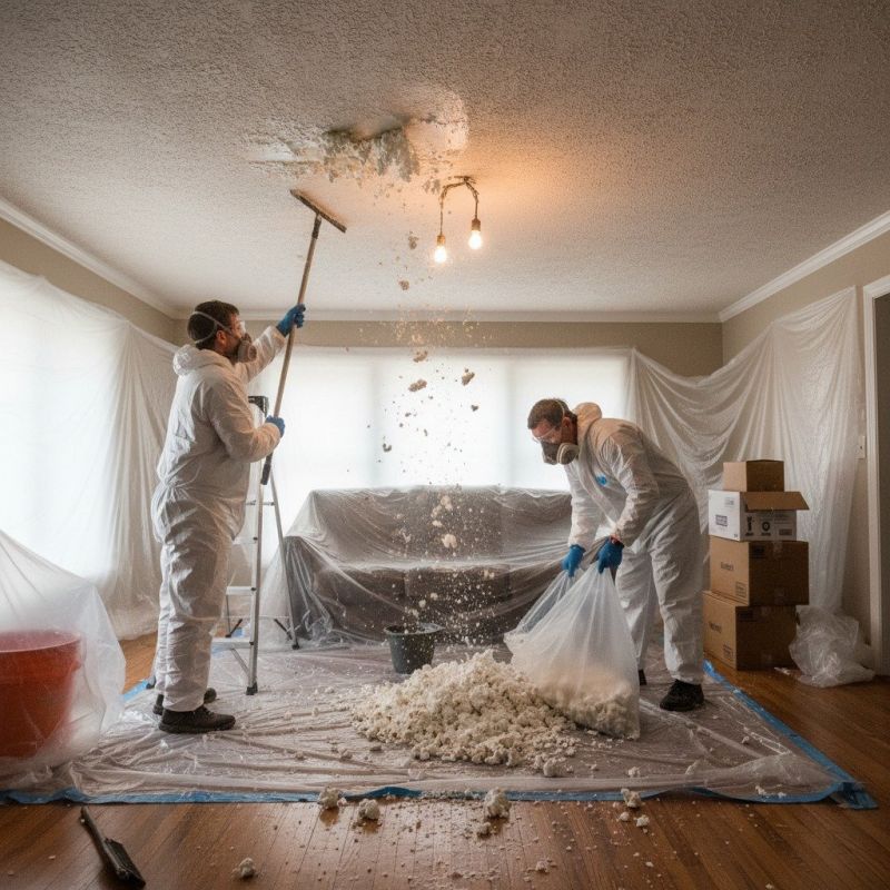 Swirl Ceiling Removal in San Diego County, CA