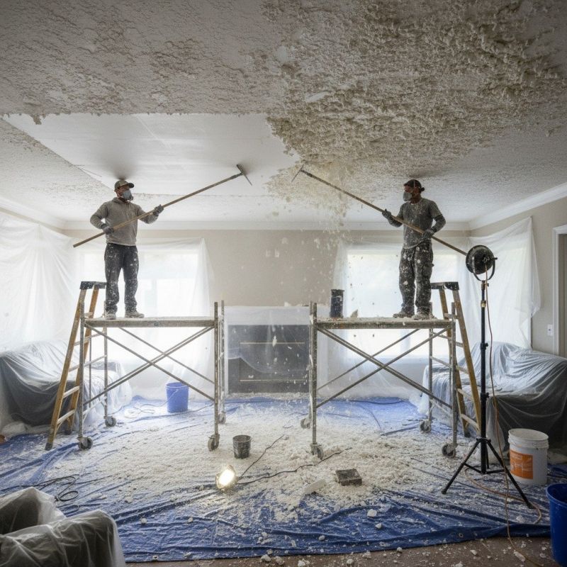 Textured Ceiling Scraping in Dayton, OH